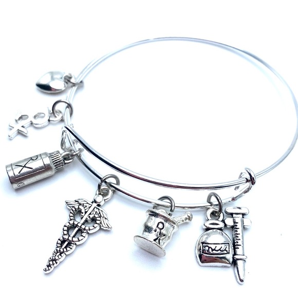 Pharmacist Bracelet Pharmacy Charms May Be Personalized - Picture 4 of 8